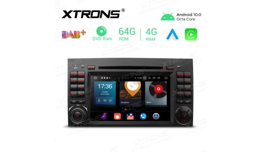 7 inch Android 10.0 Octa-Core 64G ROM + 4G RAM Car Multimedia GPS DVD Player Custom fit for Mercedes-Benz