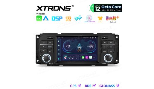 5 inch Android Octa Core Car Stereo Navigation System Custom Fit for Chrysler | Dodge | Jeep