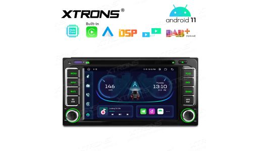 6.2 inch Car DVD Player Navigation System Android With Built-in DSP and CarPlay and Android Auto Custom Fit for Toyota