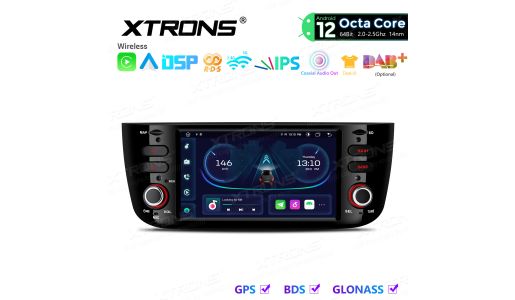 6.2 inch Octa Core Android Car Stereo Navigation System With Built-in CarPlay and Android Auto and DSP Custom Fit for Fiat