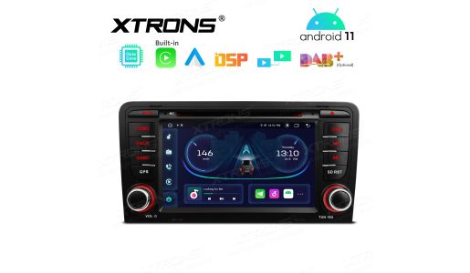 7 inch Car DVD Player Navigation System Android With Built-in CarPlay and Android Auto and DSP Custom Fit for Audi