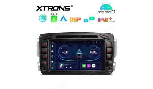 7 inch Octa-Core Android Multimedia Car DVD Player Navigation System Dual UI With Built-in CarAutoPlay and Android Auto and DSP Custom Fit for Mercedes-Benz