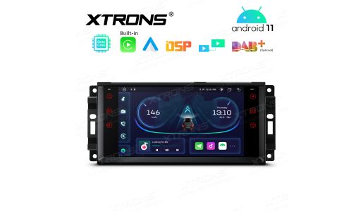 7 inch Android Car Stereo Navigation System With Built-in CarPlay and DSP Custom Fit for Jeep | Dodge | Chrysler