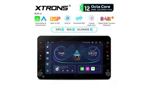 7 inch Android Car Stereo Navigation System With Built-in CarPlay and Android Auto and DSP Custom Fit for Alfa Romeo