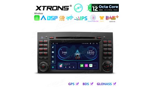 7 inch Octa-core Android Car DVD Player Navigation System Custom Fit for Mercedes-Benz