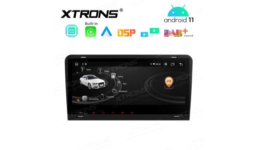 8.8 inch Octa-Core 1280*480 Screen Android Car Stereo Custom Fit for Audi