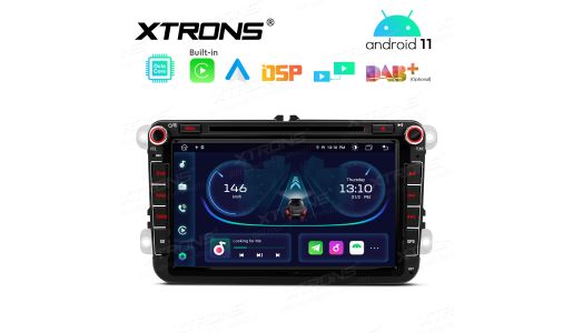 8 inch Android Car DVD Player Navigation System With Built-in CarAutoPlay and Android Auto and DSP Custom Fit for VW / Skoda / SEAT