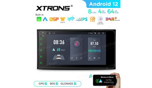 7 inch Android Octa Core 4GB+64GB Car Stereo Multimedia Player Custom Fit for Toyota