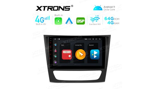 Integrated 4G Solution: 9 inch 8 Core 4GB RAM + 64GB ROM Android 11 Multimedia Player Navigation System with Built-in CarAutoPlay & Android Auto & DSP for Mercedes-Benz
