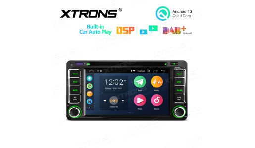 6.2 inch Multimedia Car DVD Player Navigation System With Built-in CarAutoPlay and DSP Fit for Toyota