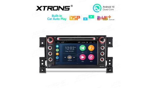 7 inch Android Multimedia Car DVD Player Navigation System With Built-in CarAutoPlay and DSP For SUZUKI