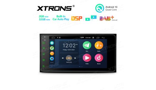 7 inch Android  2GB RAM + 32GB ROM Multimedia Car Stereo Navigation System With Built-in CarPlay and DSP For  Toyota