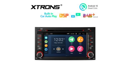 7 inch Multimedia Car DVD Player Navigation System With Built-in CarAutoPlay and DSP With Instant Rear Vision Fit for SEAT