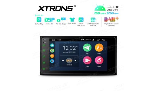 7 inch Android Multimedia Car Stereo Navigation System With Built-in CarPlay and DSP For Toyota