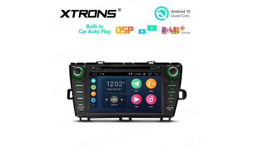 8 inch Android Multimedia Car DVD Player Navigation System With Built-in CarAutoPlay and DSP Fit for TOYAOTA Prius (Right Hand Drive)
