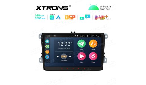 9 inch Multimedia Car Stereo Navigation System Android With Built-in CarAutoPlay & Android Auto & DSP for VW, Skoda and SEAT