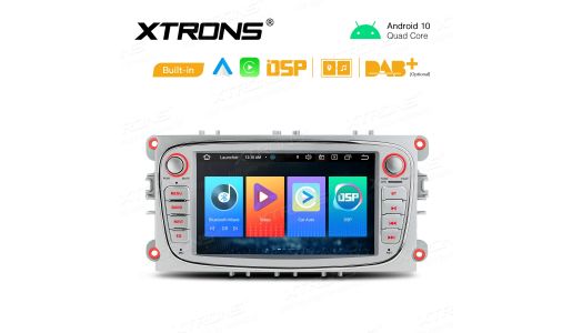 7 inch Android 10 GPS Multimedia Player with Built-in DSP Built-in CarAutoPlay & Android Auto Custom Fit for Ford