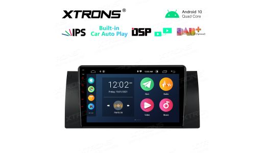 9” IPS Screen 2GB RAM 32GB ROM Car GPS Navigation Multimedia Player With Built-in Wired CarAutoPlay and DSP Fit for BMW
