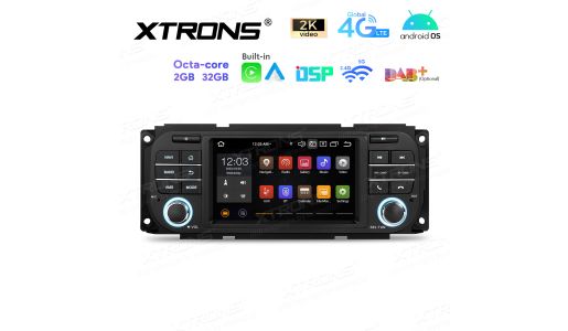 5 inch Navigation Multimedia Player Octa core Processor Custom Fit For Chryslert / Jeep / Dodge