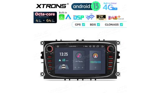 7 inch Octa Core 4+64GB Global 4G LTE Android Car Stereo Multimedia Player Custom Fit for Ford