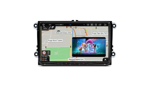 9 Inch Linux Car Player for VW 1280*720 IPS Screen YD7388 Amplifier 4745 Radio Built-in DSP CarPlay Android Auto With Touch Buttons