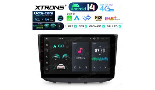 10.1 inch 4+64GB Built-in DAB+ AKM DSP Global 4G IPS Gyroscope Sensors Android 14 Car Stereo for Mercedes-Benz Viano Vito W639 (2004-2014)