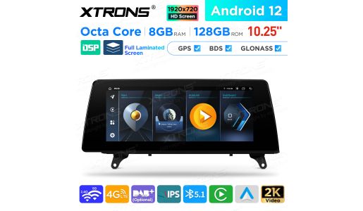 10.25 inch Android 8GB+128GB Car GPS Multimedia Player for BMW X5 E70 / X6 E71 LHD Vehicles CCC System