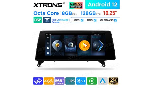 10.25 inch Android 8GB+128GB Car GPS Multimedia Player for BMW X5 E70 / X6 E71 RHD Vehicles CCC System