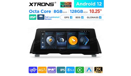 10.25 inch Android 8GB+128GB Octa-Core Car GPS Multimedia Player for BMW 5 Series F10 / F11 CIC System