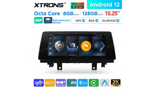 10.25 inch Android Octa Core 8GB+128GB Car GPS Multimedia Player for BMW X1 F48 EVO