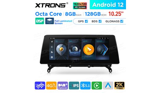 10.25 inch Android Octa Core 8GB+128GB Car GPS Multimedia Player for BMW X3 F25 / X4 F26 EVO