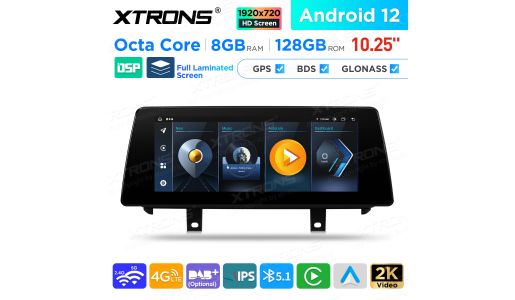 10.25 inch Android 8GB+128GB Car GPS Multimedia Player for BMW X5 F15 / X6 F16 NBT EVO System