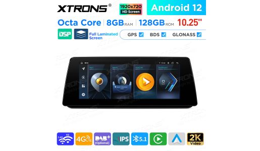 10.25 inch Android Octa-Core 8GB+128GB Car GPS Multimedia Player for BMW 3 Series E90/E91/E92/E93/M3 LHD Vehicles With No Original Display