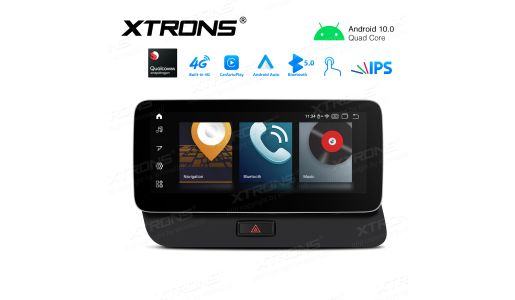 10.25-inch Screen Upgrade Model with Android system with Built-in CarPlay and Android Auto and 4G Support For Audi Q5 LDH Vehicle with Audi multimedia Radio