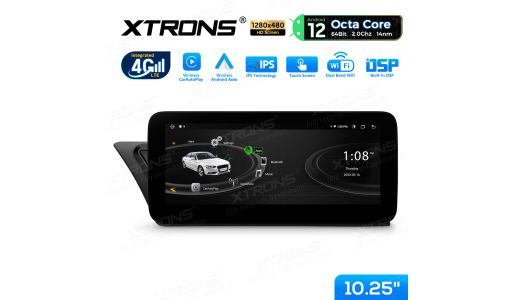 Integrated 4G LTE 10.25 inch Android Car GPS Multimedia Player Custom Fit for Audi A4/A5 LHD Vehicle with Audi concert / Audi symphony Radio