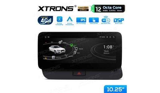 Integrated 4G LTE 10.25 inch Android Car GPS Multimedia Player for Audi Q5 LHD Vehicle with Audi concert / Audi symphony Radio