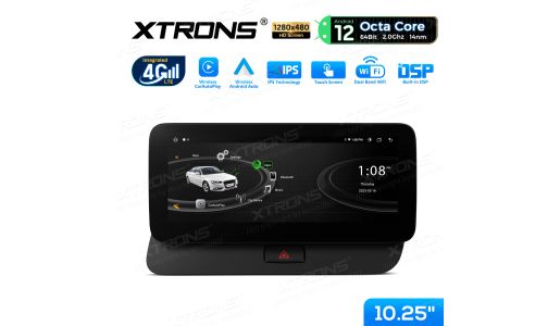 Integrated 4G LTE 10.25 inch Android Car GPS Multimedia Player for Audi Q5 RHD Vehicle with Audi concert / Audi symphony Radio