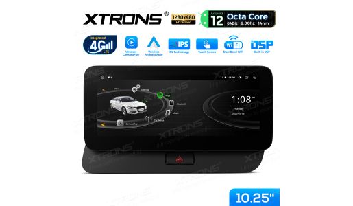 Integrated 4G LTE 10.25 inch Android Car GPS Multimedia Player for Audi Q5 RHD Vehicle with Audi multimedia Radio