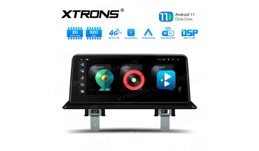 Integrated 4G Solution: 10.25 inch Android Car GPS Multimedia Player with Built-in CarAutoPlay and Android Auto and DSP for BMW 1 Series E81/E82/E87/E88 Left Driving Vehicles