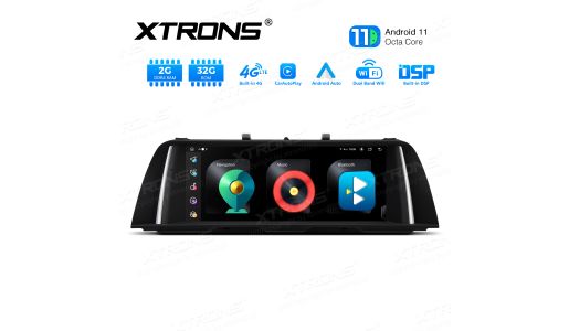 Integrated 4G Solution: 10.25 inch Android Car GPS Multimedia Player with Built-in CarAutoPlay and Android Auto and DSP for BMW 5 Series F10/F11 CIC