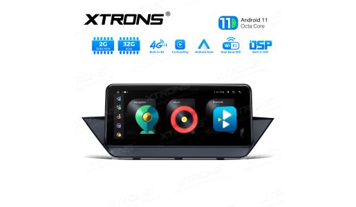 Integrated 4G Solution: 10.25 inch Android Car GPS Multimedia Player with Built-in CarAutoPlay and Android Auto and DSP for BMW X1 E84 with No Original Display