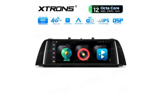 Integrated 4G Solution: 10.25 inch Octa-core Android Car GPS Multimedia Player for BMW 5 Series F10/F11 NBT