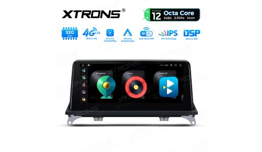 10.25 inch Android Car GPS Multimedia Player with Built-in CarPlay and Android Auto and DSP for BMW X5 E70/X6 E71 CCC