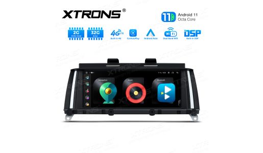 Integrated 4G Solution: 8.8 inch Android Car GPS Multimedia Player with Built-in CarAutoPlay and Android Auto and DSP For BMW X3 F25 / X4 F26 NBT