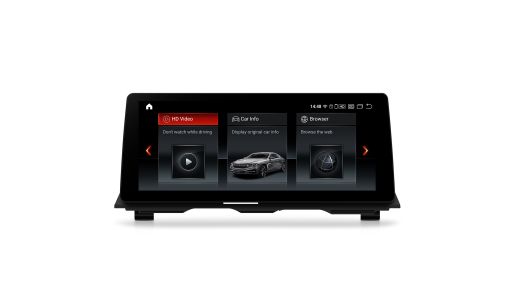 12.3 Inch 2400x900P Anti-Glare Touch Screen CarPlay Android Auto BT5.2 Vlink Linux Car Autoradio for BMW 5 Series NBT