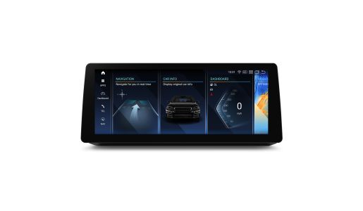 12.3 Inch 2400x900P Anti-Glare Touch Screen CarPlay Android Auto BT5.2 Vlink Linux Car Autoradio for BMW 5 Series E60 CCC
