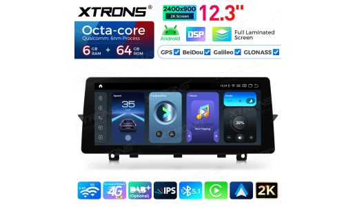 12.3 Inch 6+64GB Qualcomm 665 Android Car Stereo for BMW X1 E84 (2009-2015) With CIC System