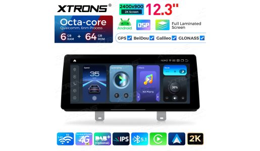 12.3 Inch Android 14 Car Stereo for BMW 5 Series G30/G31 EVO 2017-2020