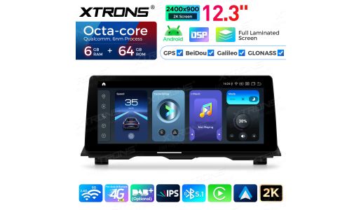 12.3 Inch 6+64GB Android Car Stereo for BMW 5 Series F10/F11 NBT 2013-2016