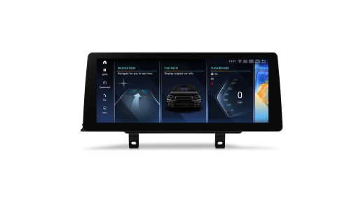 12.3 Inch 2400x900P Anti-Glare Touch Screen CarPlay Android Auto BT5.2 Vlink Linux Car Autoradio for BMW 3 Series NBT LHD